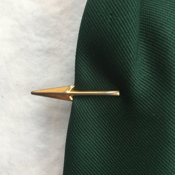 VTG SWANK Pierced Look Arrow Tie Clip - Picture 2 of 6